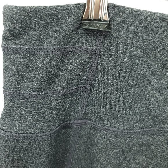 Prana Contour Chakras Flare Leggings/Yoga Pants L Charcoal Heather Gray - Picture 9 of 16